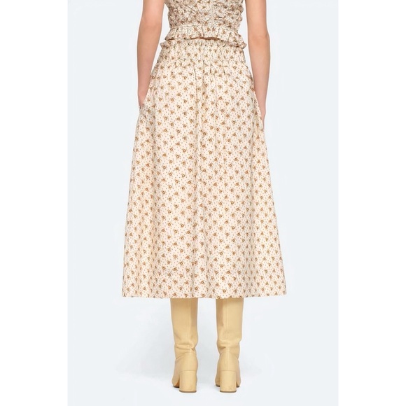 NWOT SEA New York Midi Floral Smocked Wilma Skirt - Picture 5 of 7
